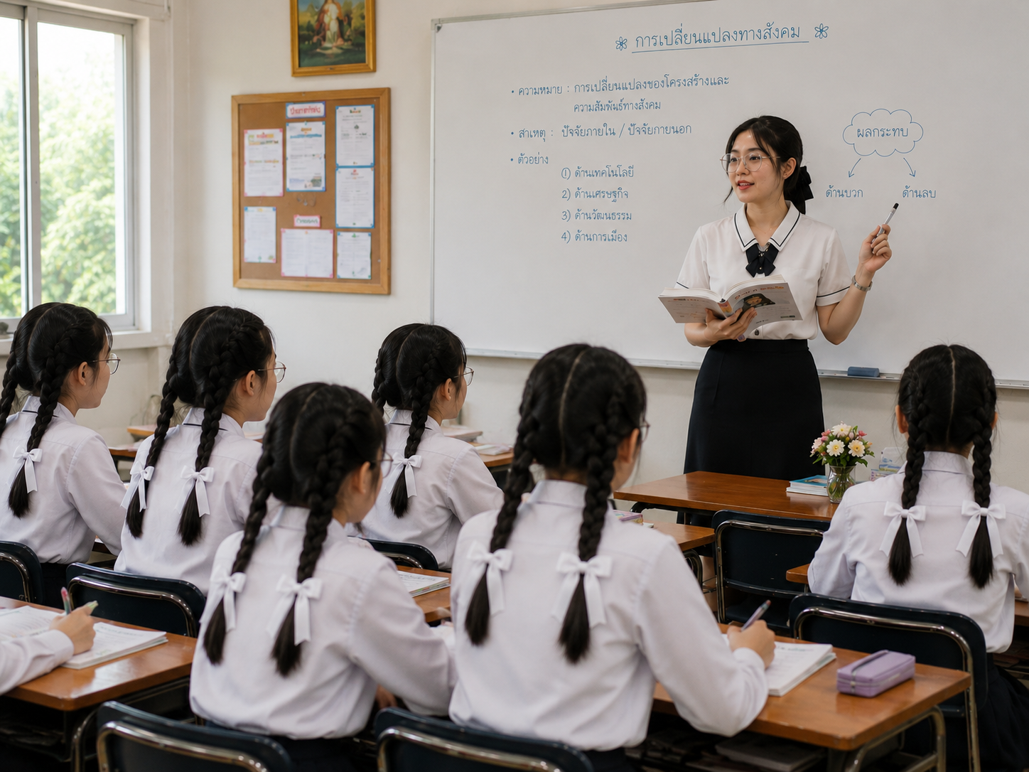 ครูสอนนักเรียน